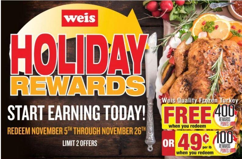 Weis Rolls Out Holiday Rewards Program